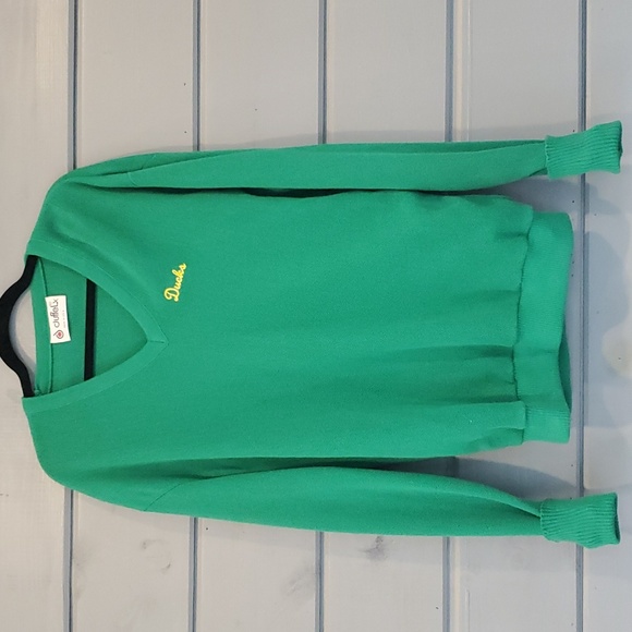 Vintage Rare College Sweater Duffel Collegiate University of Oregon Ducks USA - Picture 2 of 6